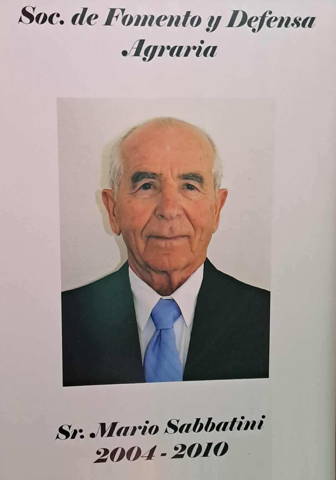 Nombre del Presidente